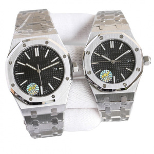Automatic <b>Mechanical</b> <b>Watch</b> Stainless Steel Case Polygon Dial Sapphire Crystal Auto Date Men Luxury Folding Clasp - Product Image 5