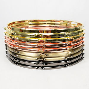 Jingying 2025 Cerchi per Rullante da 14 Pollici di Alta Qualità, Oro/Bronzo/Oro Rosa, 10 Fori, Parti e Accessori per Batteria - Product Image 1