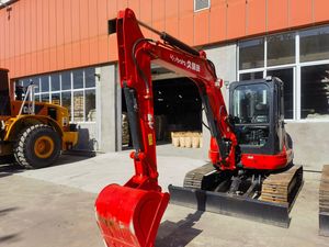 Excavadora Pequeña de Cadenas Kubota KX165 de 5.5 Toneladas, Motor Diésel Kubota V2607, Certificación CE EPA para Construcción - Product Image 4