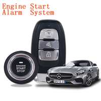 Système de démarrage à distance de voiture à deux sens avec un seul bouton, contrôle du moteur, alarme PKE, portée de 50 m, DC12V