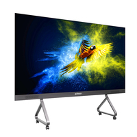 Écran LED mobile professionnel 2K 4K, affichage de conférence LED, mur vidéo prêt à l'emploi, contrôle Wifi, affichage LED intelligent tout-en-un