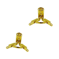 Charnières personnalisées pour boîtes à bijoux, charnière à sept caractères décorative en laiton et alliage de zinc pour coffres, boîtes et meubles en fer et bois