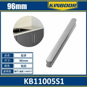 Moderno 96mm di lusso in lega di alluminio maniglia dell'armadio per cucina o bagno cassetto e porta per armadio e cassettone 128mm - Product Image 1