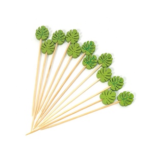 Palillos de Cóctel de Bambú Multicolores de 4.7 Pulgadas para Aperitivos, Frutas, Bebidas, Postres, Decoración de Comida para Fiestas - Product Image 3