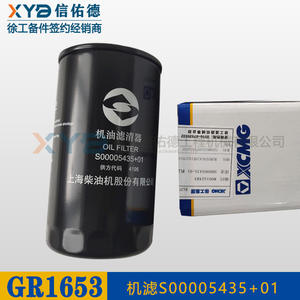 Filtre à huile pour rouleau compresseur/grattoir XCMG (modèle 800152483 S00005435+01) – Neuf, en acier allié pour la construction - Product Image 4