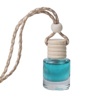Diffuseur d'huiles essentielles pour voiture personnalisé de 8 ml, parfum d'ambiance, flacon de parfum, ornement, diffuseur d'air suspendu, pendentif