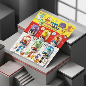 Nicetoy - Juego de 6 Porta Lápices de Plástico con Forma de Personajes, Organizador de Escritorio para Niños, Papelería de Anime y Dibujos Animados para Oficina - Product Image 1