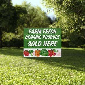 Panneau de jardin en PVC double face personnalisable pour événements créatifs, impression UV, imperméable et écologique - Product Image 2