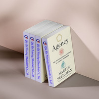 Agence_ L'histoire psychologique de la progrès humain, manuel médical, impression de livres à reliure parfaite