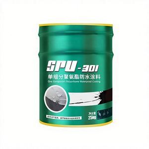 One-component Polyurethane Waterproof Coating Moisture-cured <b>Liquid</b> Membrane for Concrete Roof Basement - Product Image 2