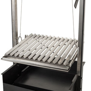 Urban Santa Maria Argentina BBQ Grill Machine Acier Métal Parrilla Asado <span class=keywords><strong>Brasero</strong></span> Usage Domestique Chariot Charbon De Bois Carburant Cuisson Cuisson - Product Image 6