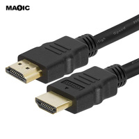 Câble HDMI mâle-mâle plaqué or haute vitesse certifié CE OEM, compatible 3D 1080P 2160P 4K, longueurs variées (1M, 1.5M, 2M, 3M, 5M, 10M, 15M, 20M, 25M, 30M)