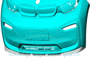 Nuevo alerón delantero de fibra de carbono I3 para I3 <span class=keywords><strong>REX</strong></span> Sport Hatchback de 4 puertas 2018-2020, fijación con tornillos - Product Image 6