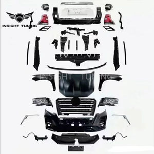 Pare-chocs de voiture de style <span class=keywords><strong>Xman</strong></span> de haute qualité, calandre, ailes, feux LED, kit carrosserie pour Toyota Prado Fj150 2010-2017 - Product Image 2