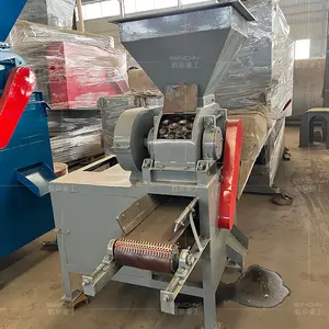 Manuelle Holzkohle-Brickettsmaschine, kleine tragbare Walze Kohlenkugelpresse, Baichy Holzkohle-Brickettsmaschine zu verkaufen