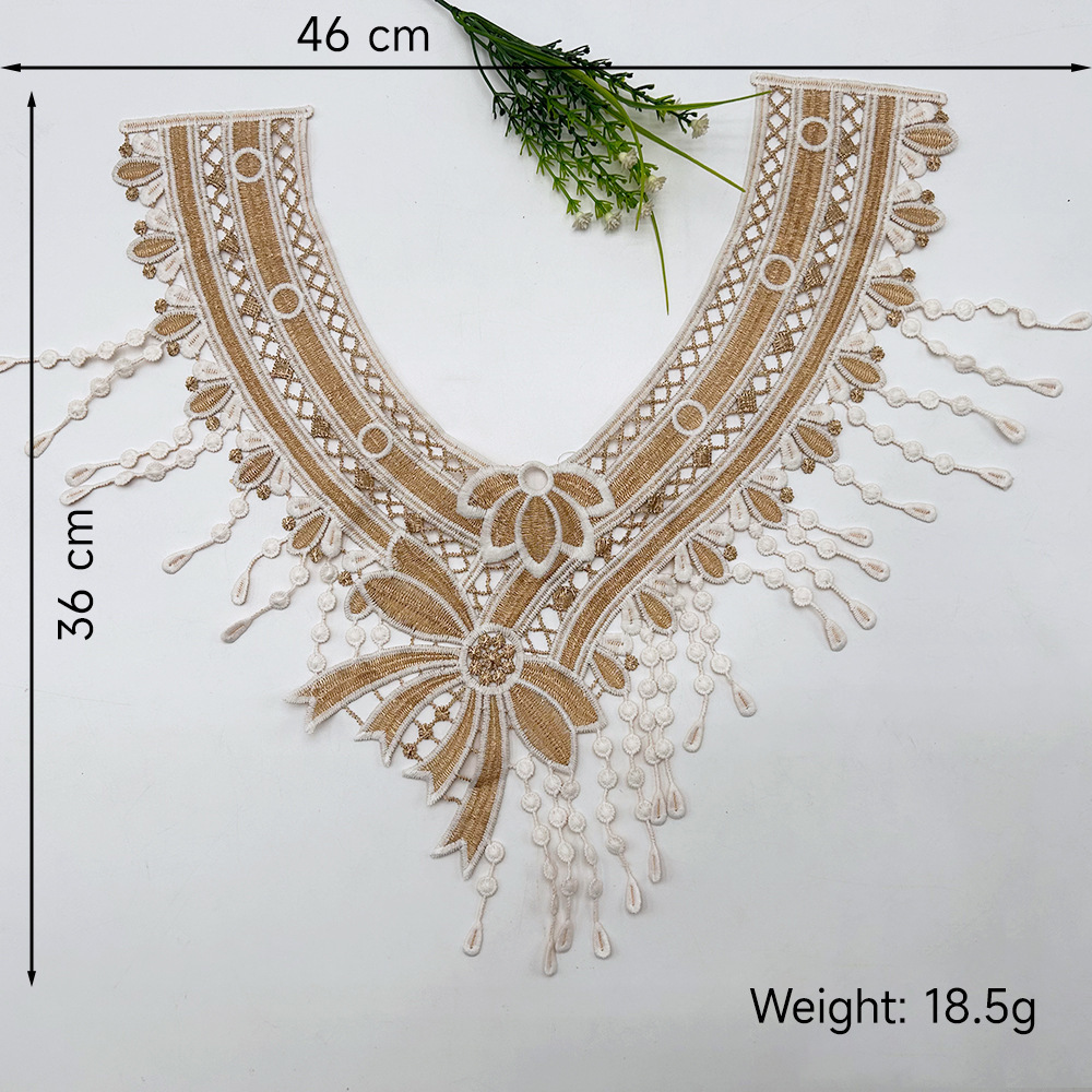 46cm-golden white