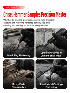<span class=keywords><strong>Marteau</strong></span> <span class=keywords><strong>pneumatique</strong></span> de démolition industriel pour la destruction de métaux, de ferraille et de béton, modèle S-6714 - Product Image 3