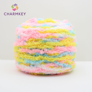 Haute qualité bricolage à la main tricot matériel paquet corail velours serviette boule fil épais boule <span class=keywords><strong>Crochet</strong></span> <span class=keywords><strong>pour</strong></span> bébé pull chapeau écharpe - Product Image 2