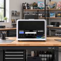 Mesin Printer UV Flatbed A5 Ringkas untuk Cetak Emboss pada Casing Ponsel, Akrilik, dan Badge dengan Epson F1080 Baru