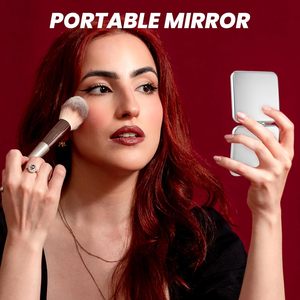 Magnifying <b>Compact</b> Foldable Mini Pocket Double Sided Travel Makeup <b>Mirror</b> - Product Image 5