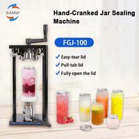 Machine de scellage de boîtes manuelle de type rotatif, scelleuses de boîtes intelligentes pour sceller les pots en plastique