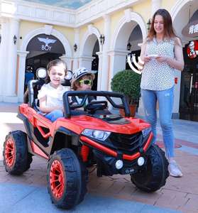 2025 vente en gros nouvelle batterie 12V10Ah Rechargeable quatre moteurs deux sièges contrôle parental enfants voiture électrique - Product Image 3