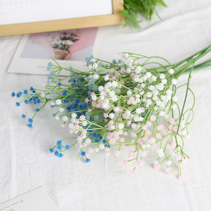 Bouquet de fleurs artificielles Lichao en plastique pour mariage et décoration intérieure - Product Image 3