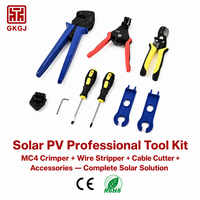 Pince à sertir robuste pour connecteurs photovoltaïques, outil d'installation solaire PV avec cliquet