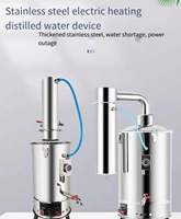 Distillateur d'eau en acier inoxydable pour laboratoire médical et entretien de batterie