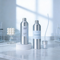 Flacon pulvérisateur cosmétique en aluminium 100ml 200ml 500ml, brume fine, pompe continue, OEM ODM, couleur et logo personnalisés pour parfum