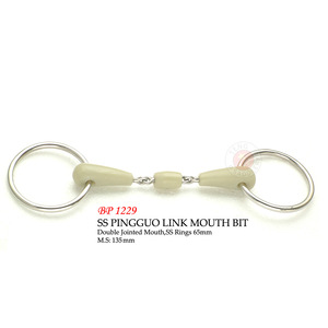 Museruola per Cavalli in Acciaio Inossidabile 135mm Gusto Mela Forniture Equestri - Product Image 2