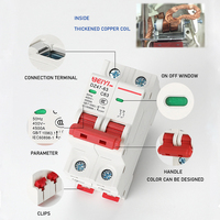 Disjoncteur miniature Dz47-63 B40 C16 unipolaire sur rail DIN au meilleur prix / disjoncteur MCB