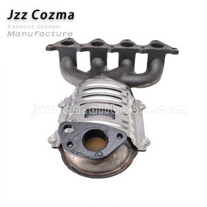 อะไหล่ท่อไอเสียปะเก็นและสลักเกลียวหัวท่อร่วมประกอบด้วยเครื่องฟอกไอเสียสามเครื่องสำหรับ Hyundai Elantra V T 2.0 - Product Image 4