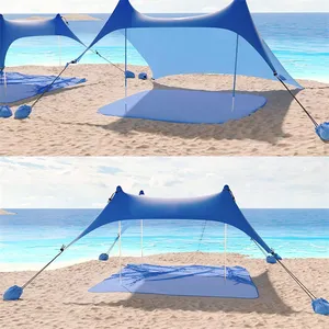 Custom manufacturing windproof light sunshade beach tent portable outdoor beach tent canopy
