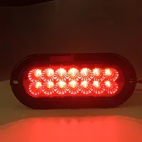La couleur rouge menée ovale superbe de lumière arrière de remorque a mené des lumières de camion a mené le feu de position latéral pour la remorque de camion