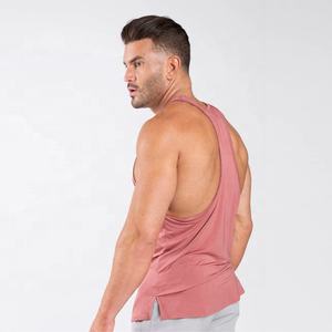 Camiseta sin mangas deportiva para hombre con logo, tacto suave, 100% algodón, corte holgado, cuello redondo, logo en la parte delantera/trasera - Product Image 2