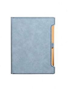 Customizable Logo 2025 New Model A5 Notebook Set Thickened B5 Business <b>Journal</b> Leather Hardcover Simple Office Diary for Office - Product Image 5