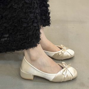 <span class=keywords><strong>Scarpe</strong></span> Mary Jane con Fiocco e Tacco Spesso a Pois, Versatili per Abiti Eleganti e per il Lavoro, da <span class=keywords><strong>Donna</strong></span> - Product Image 4