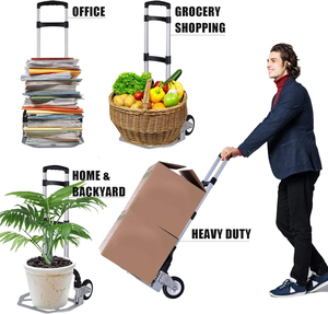 Customizable Portable Folding <b>Trolley</b> Cart Convenient Lightweight Muti-function Folded <b>Trolley</b> for Carry - Product Image 4