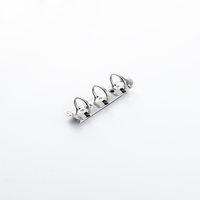 Clip de reliure TC TR216-6-20/20 pour carnet A5, 216 mm, mécanisme à 6 anneaux métalliques ronds en D, attache de reliure pour agenda à feuilles mobiles
