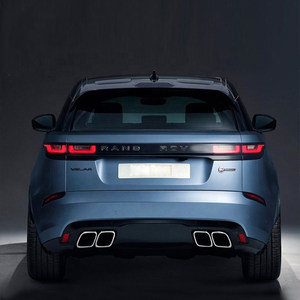 Runde pour Range Rover <span class=keywords><strong>Velar</strong></span> 2017-2019 mise à niveau Style <span class=keywords><strong>SVA</strong></span> Kit de carrosserie pare-chocs avant pare-chocs arrière Grille de pare-chocs arrière embouts d'échappement d'aile arrière - Product Image 5