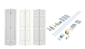 Losa <span class=keywords><strong>de</strong></span> puerta <span class=keywords><strong>de</strong></span> armario plegable moldeada deslizante preimprimada con <span class=keywords><strong>kit</strong></span> <span class=keywords><strong>de</strong></span> herrajes plegables deslizantes - Product Image 3