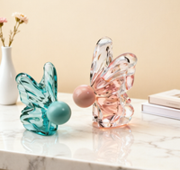 Flacon de parfum en verre unique et créatif en forme de papillon, 30 ml, 85 ml, 100 ml, avec pulvérisateur à pompe et une variété de couvercles disponibles