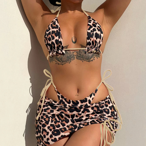 Maillot <span class=keywords><strong>de</strong></span> bain sportif d'<span class=keywords><strong>été</strong></span> à logo personnalisé, bikini 2 pièces réversible à imprimé léopard, vêtements <span class=keywords><strong>de</strong></span> plage pour le bain, motif <span class=keywords><strong>de</strong></span> fruits <span class=keywords><strong>de</strong></span> <span class=keywords><strong>saison</strong></span> - Product Image 1