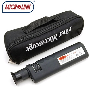 <span class=keywords><strong>Microscope</strong></span> d'inspection à fibre optique portable à grossissement 400X 200X Interfaces d'adaptateur 1.25/2.5mm Support PON Applications FTTX - Product Image 6