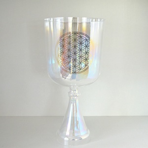 HF Cosmic Light <span class=keywords><strong>Crystal</strong></span> Singing Heiliger Gral mit Blumen klang heilung und Therapie Quarzkristall-Gesangs kelch - Product Image 5