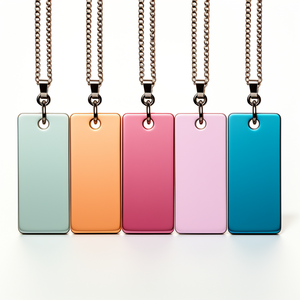 סין נעשה אלומיניום מותאם אישית אלומיניום תליון אלומיניום מותאם אישית תג כלב נירוסטה - Product Image 2