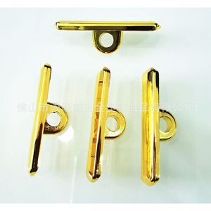 Hebilla de barra metálica chapada en oro, accesorio de ferretería duradero para tapicería de muebles - Product Image 1
