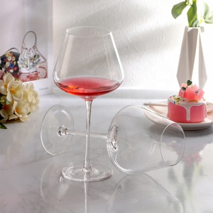 Verres à vin <span class=keywords><strong>blanc</strong></span> de <span class=keywords><strong>Bordeaux</strong></span> de grande capacité pour cadeau de mariage, gobelets de bar, cristal transparent soufflé à la main, verre à vin rouge de Bourgogne - Product Image 2