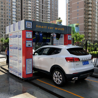Machine de lavage de voitures entièrement automatique avec pulvérisation d'eau haute pression, nettoyage à la mousse et sécheur à air pour lavage de voitures commercial